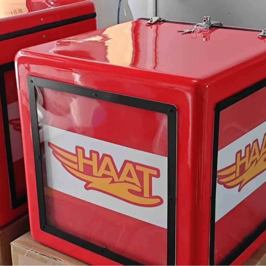 Jiangzhi High-Strength Composite Material Motorcycle Tail Box Delivery Box Food Delivery Box Agency Franchise