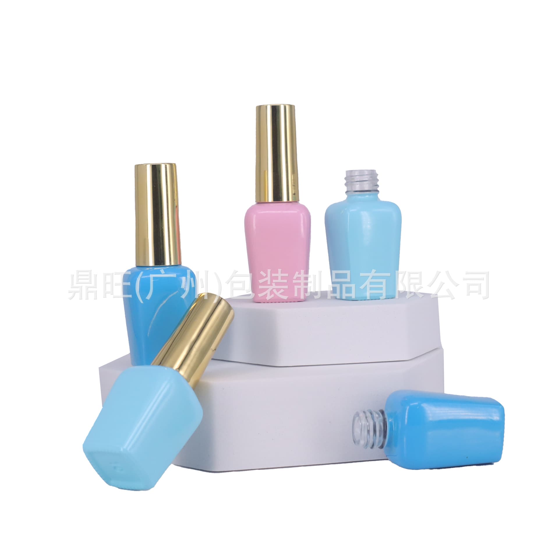 8ml Nail Polish Gel Bottle Opaque Gel Polish Bottle Empty Glass Bottle Functional Gel Nail Art Dispensing Bottle