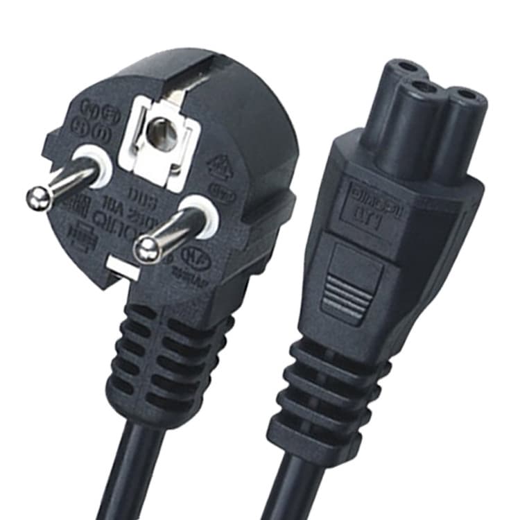 European Standard Plum Blossom Tail Power Cord VDE Certified European Standard Computer Monitor Notebook Adapter Power Plug Cord