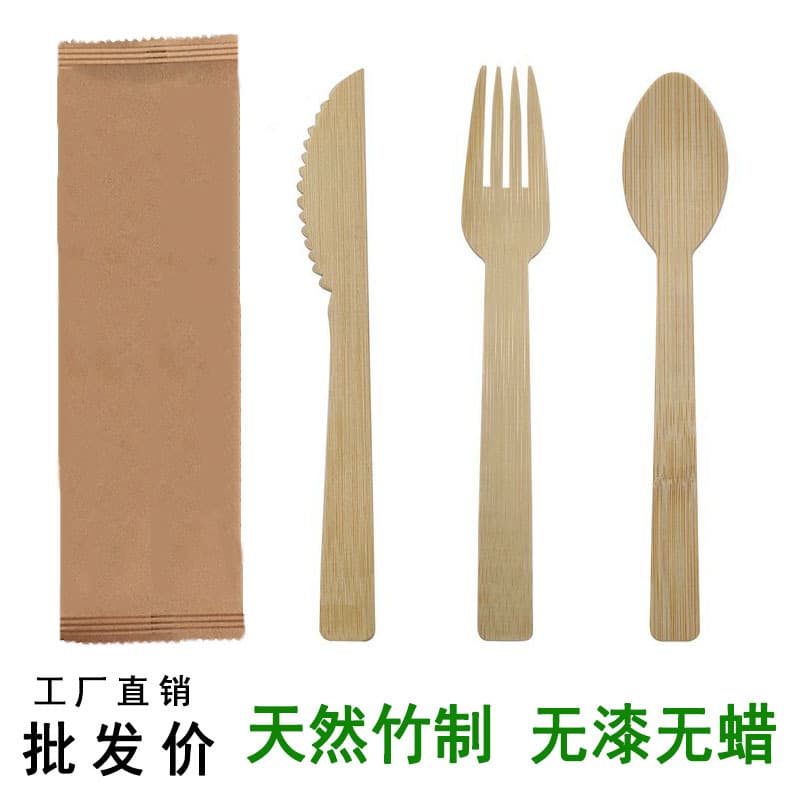 Factory Direct Eco-friendly Cutlery Wholesale, Fast Food Supplies, Bamboo Cutlery for Japan and US Markets