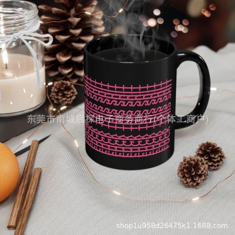 Amazon Creative New Funny Black Coffee Mugs Ceramic Kitchen Fun Black Coffee Cup