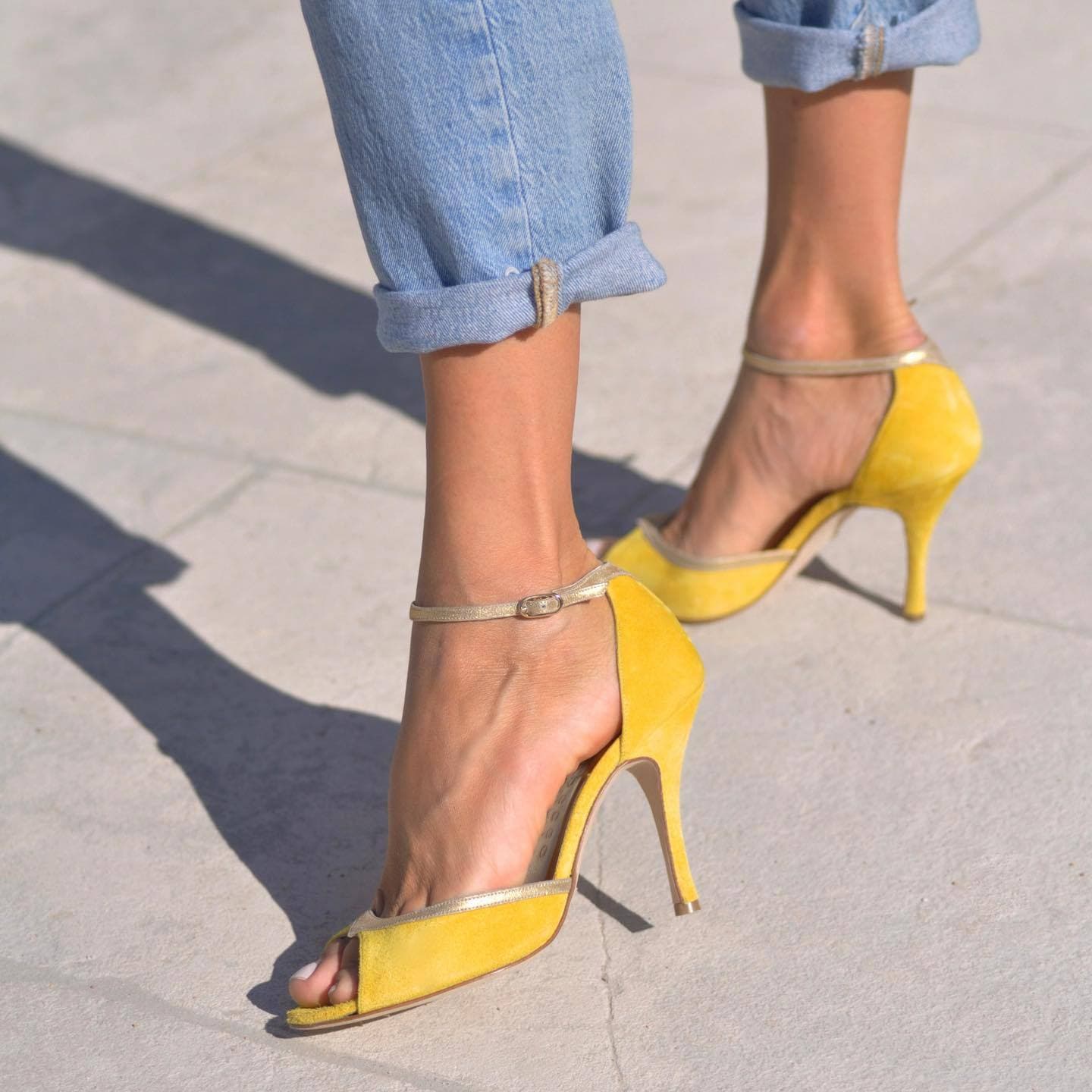 eBay foreign trade model 2023 summer high-heeled fashionable fish mouth 40-43 large size open toe elegant sandals