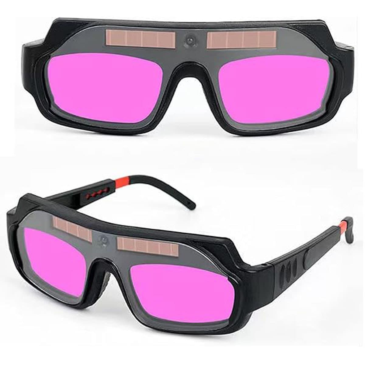Solar-powered auto-darkening welding goggles, argon arc welding glasses, UV protective eyewear