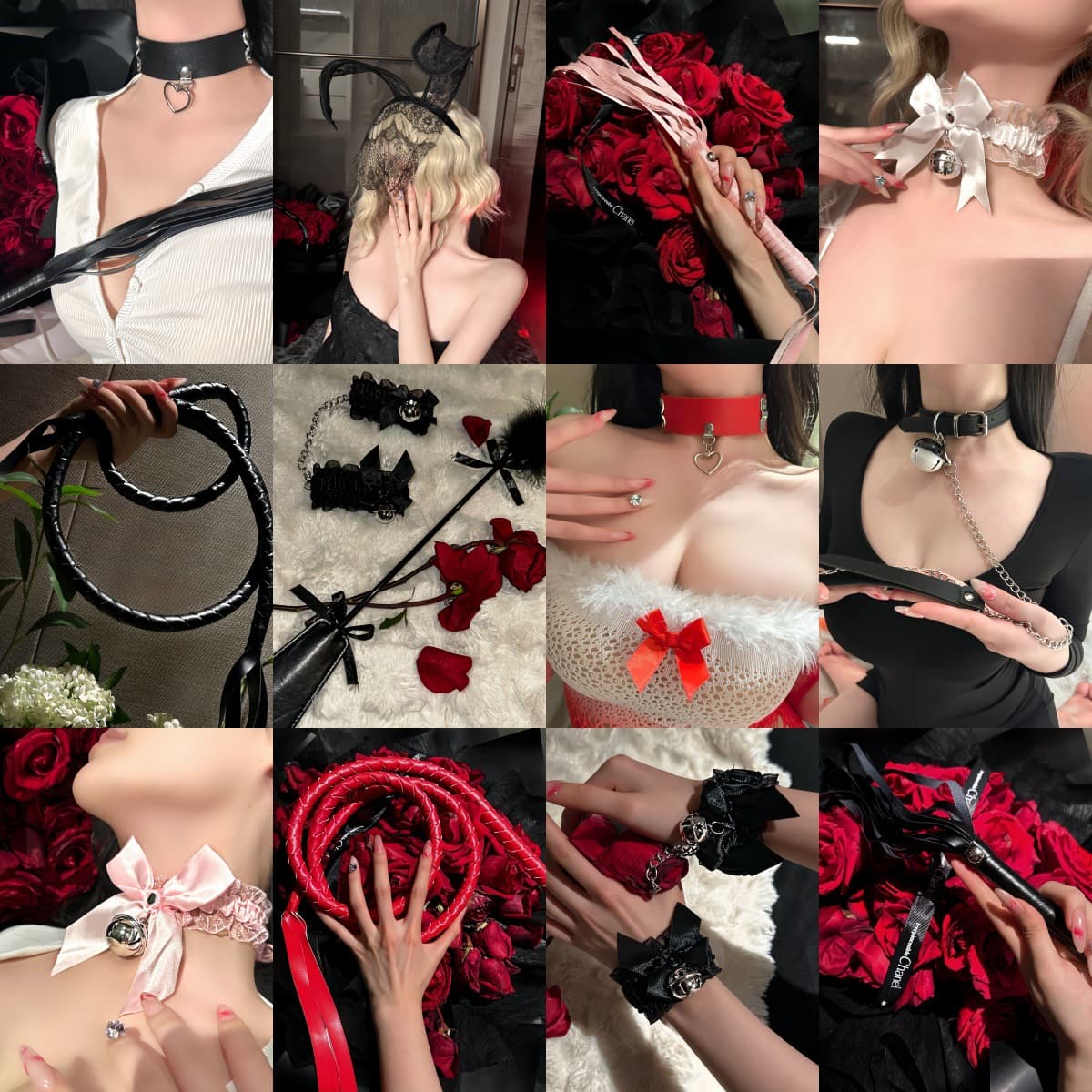 Night Thoughts Night Lovers Couple Anklet Bell Sexy Handcuffs Niche Tease Tickle Feather Paddle Chastity Toy