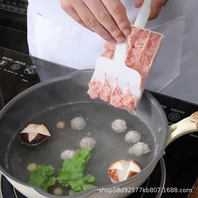 New Home Four-Unit Maker Tool, Kitchen Meatball, Fish & Meat Ball Producer, Easy-to-Use Home Fried Meatball Device