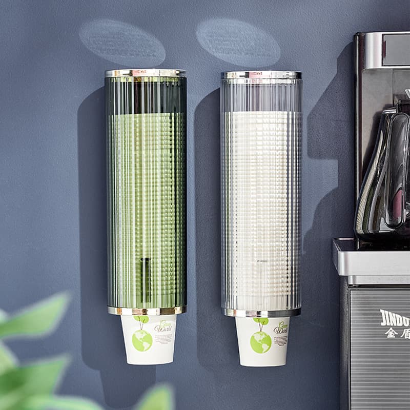 Cup Holder Dispenser for Disposable Cups, Water Cup Storage Box, Automatic Cup Dispenser for Water Dispenser, Organizer Shelf