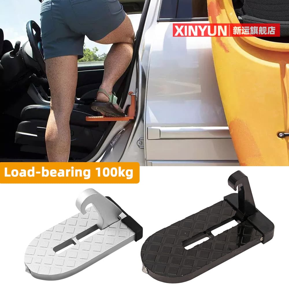 Aluminum Alloy Car Door Pedals Roof Top Foot Pedal Automobile Modification Accessories Foot Stomp