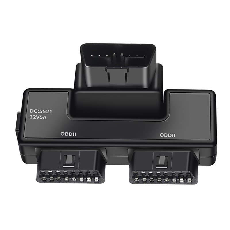OBD2 Y-Splitter Adapter Cable 16-Pin 16-Core Universal for Cars, Trucks, and New Energy Vehicles with DC5521