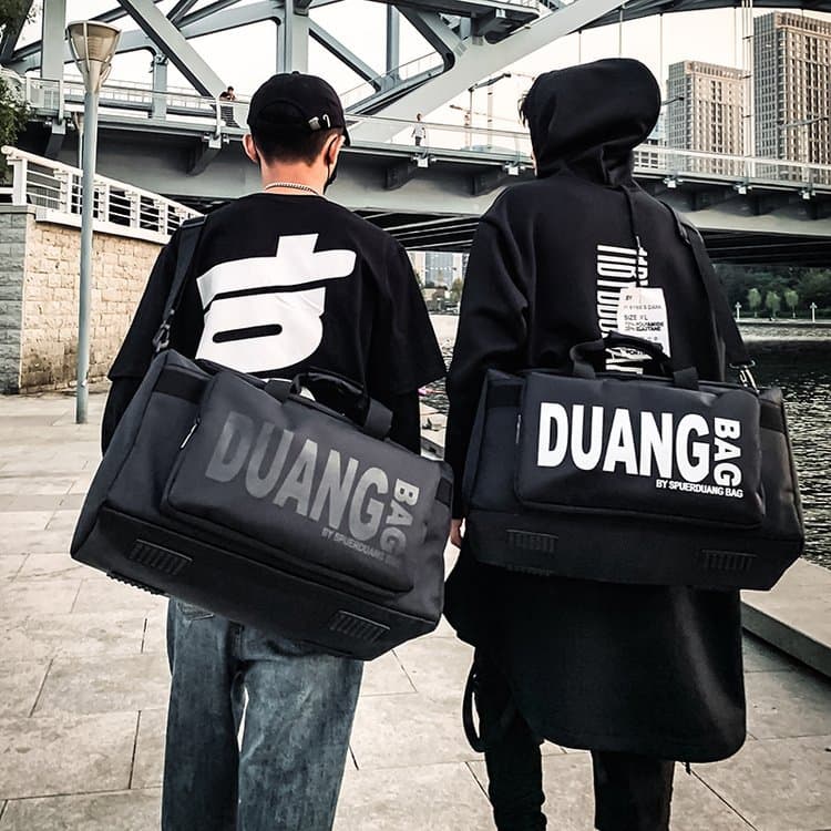 Men's Short Trip Bag Large Capacity Carry-on Luggage Lightweight Travel Bag Sports Gym Bag for Women