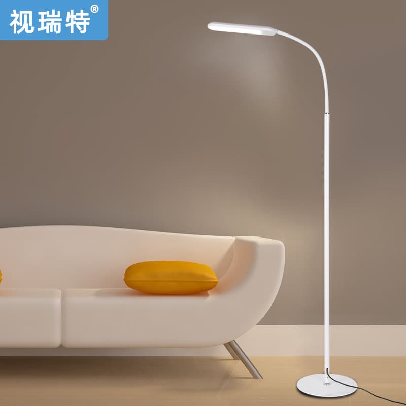Factory Direct Simple Modern LED Eye-care Floor Lamp Creative New Bedroom Study Remote Dimming Floor Lamp