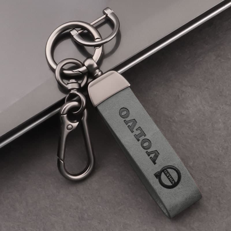 Suitable for Volvo XC60 Keychain S90 S60 Leather Buckle XC40 Polestar XC90 Hanging Buckle V60 V90 Hand Strap Buckle