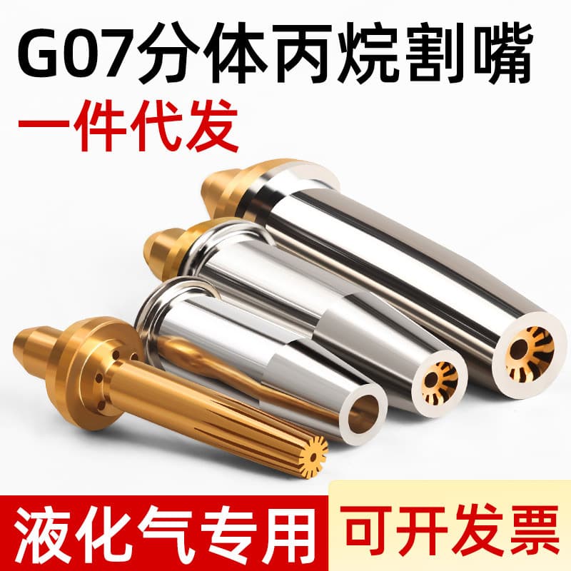 Wholesale Stainless Steel Set-type Cutting Nozzle Cleaning Needle Propane Cutting Nozzle G07-30/100/300 Type for LPG Cutting Torch