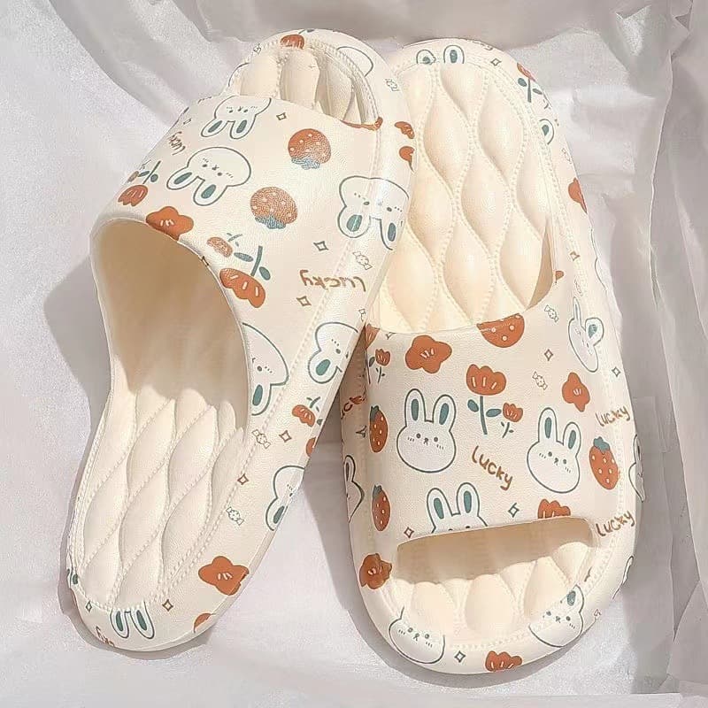 Custom Flat Slippers Women Summer Home Bathroom Shower Slippers Men Outdoor Beach Couples Slide
