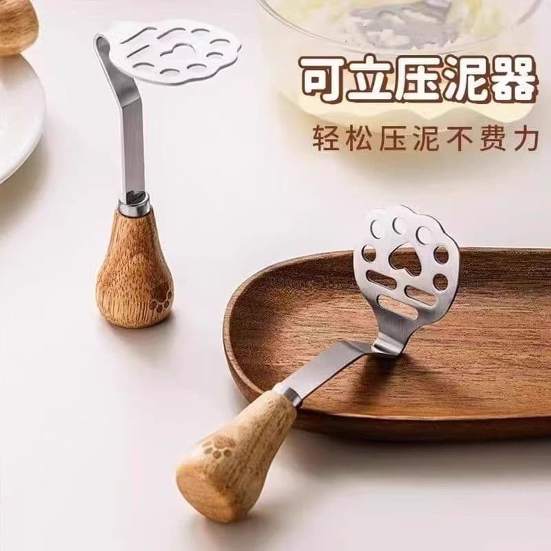 Bear potato masher, baby food supplement tool, masher, press, crush, masher, mashed potato artifact