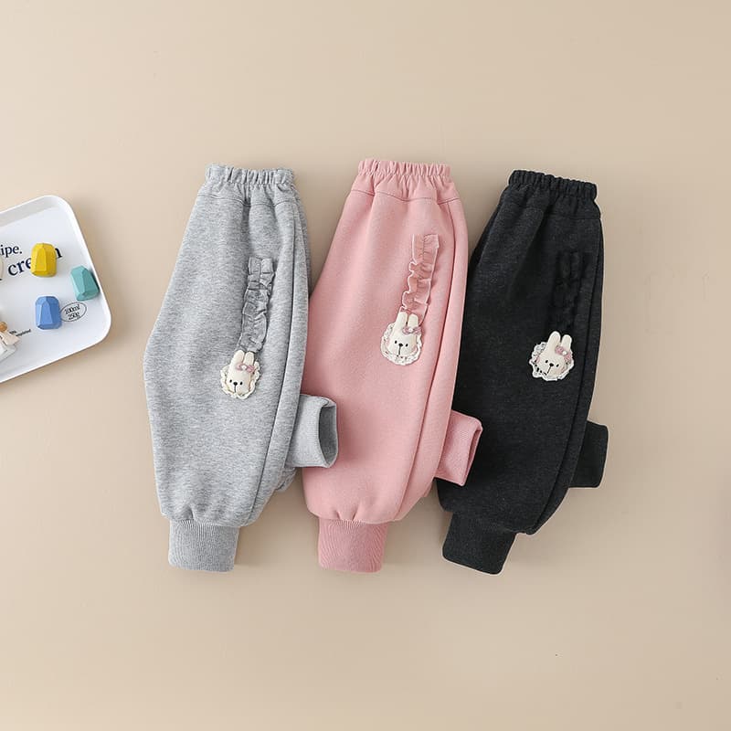 Girls' Fall/Winter Fleece-Lined Warm Pants, Kids' Cozy Long Pants, 2026 New Style Casual Outdoor Pants for Toddlers