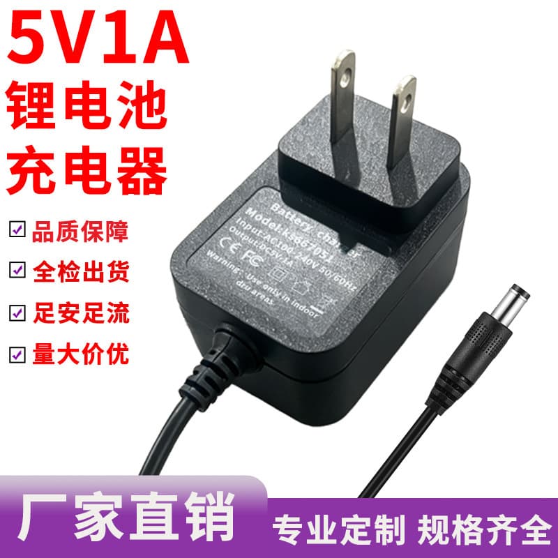 5V Lithium Battery Charger 1A for Power Drill, Electric Saw, Wrench Repair Tools Factory Wholesale Power Adapter