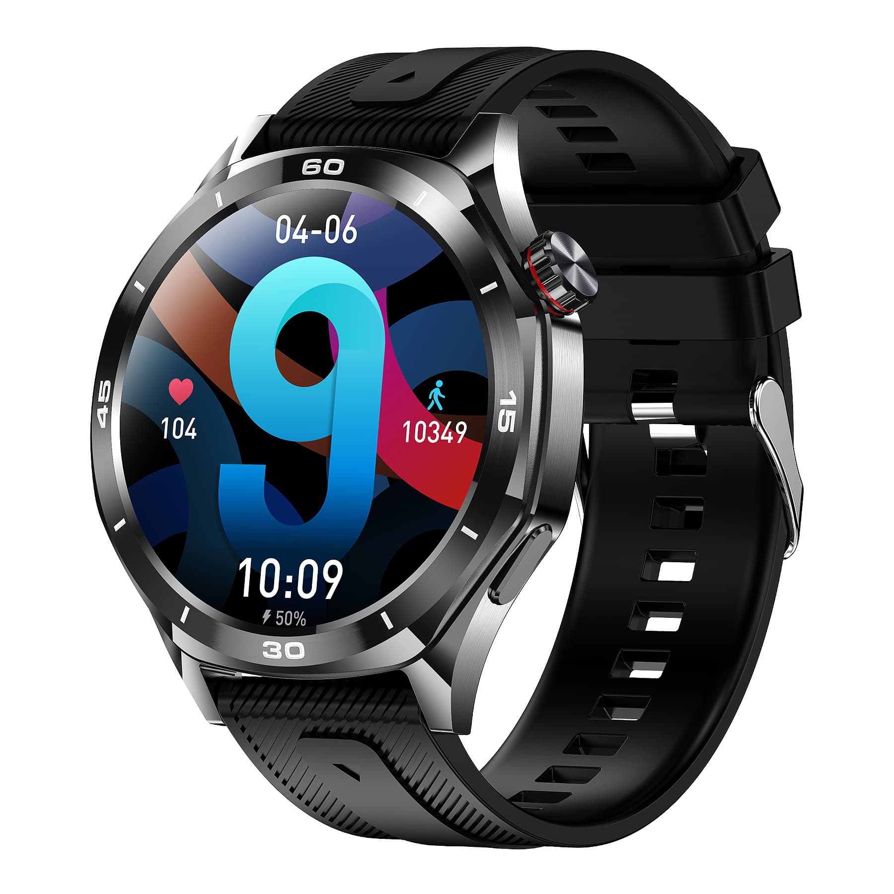 New I129 Bluetooth Call Smart Watch Voice Assistant Heart Rate Blood Pressure Blood Oxygen Health Monitoring Multi-Sport