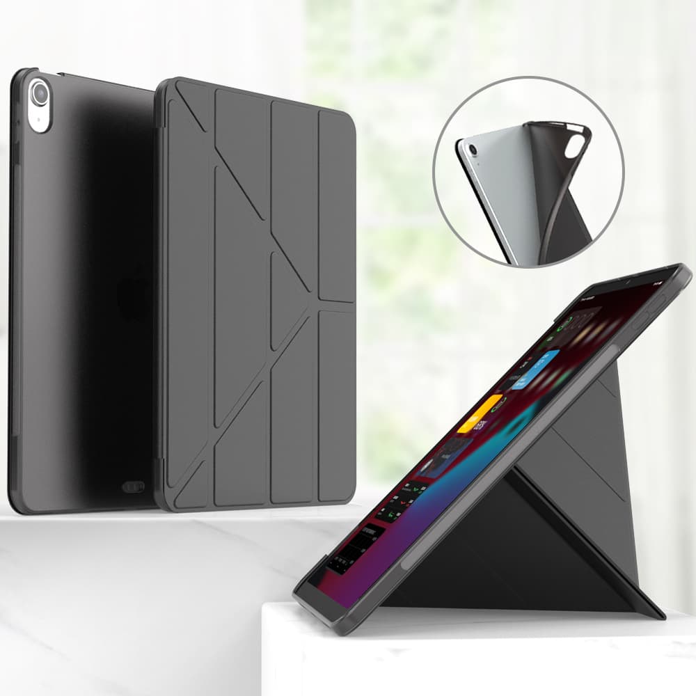 ipad pro10.5 tpu protective case ipad2022 set air2 silicone anti-drop bracket ipad10 soft case