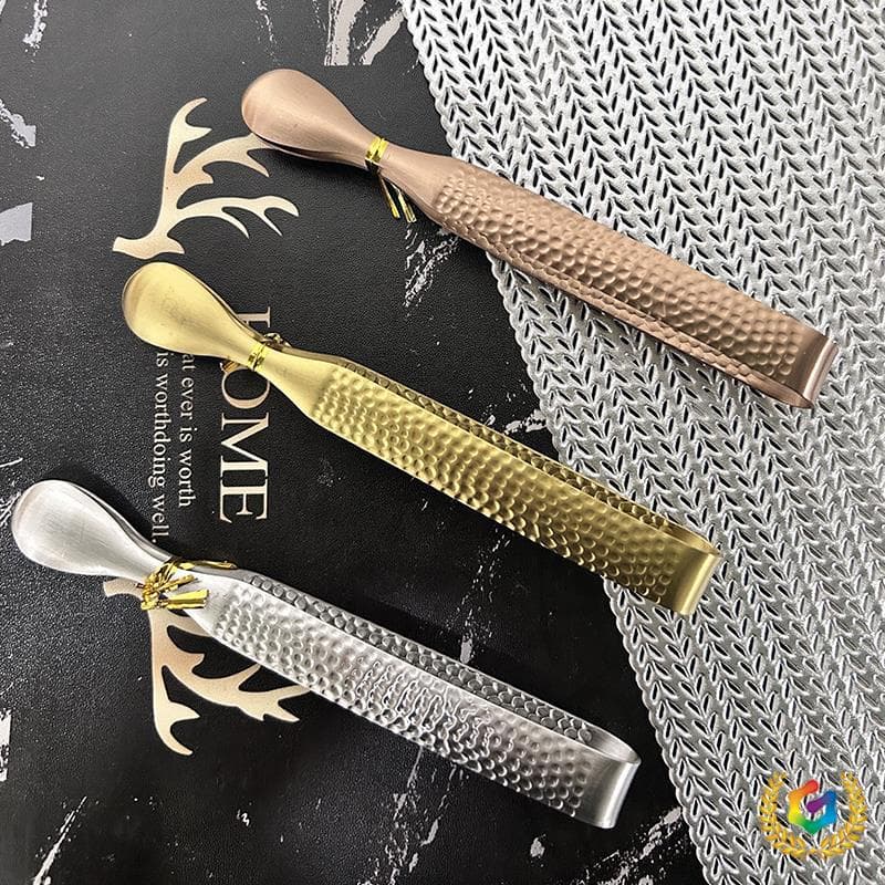⇗304 Stainless Steel Ice Tongs, Cube Tongs, Sugar Cube Tongs, Mini Small Size for Coffee Bars, KTV, Lemon Tongs, Food Tongs