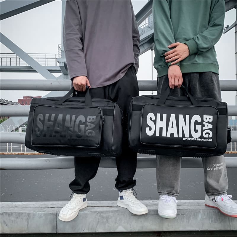 New Multi-Function Letter Print Sneaker Storage Travel Bag Sports Gym Bag Large Capacity Basketball Bag Custom