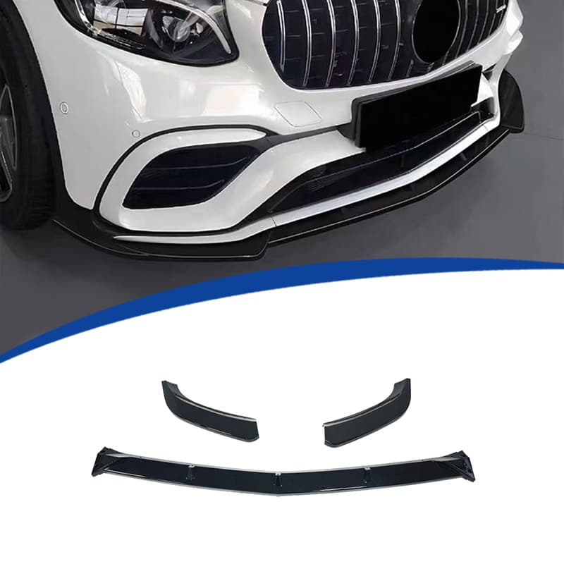 Suitable for 2016-2019 GLC-class 63 front shovel and front lip spoiler version 3-stage