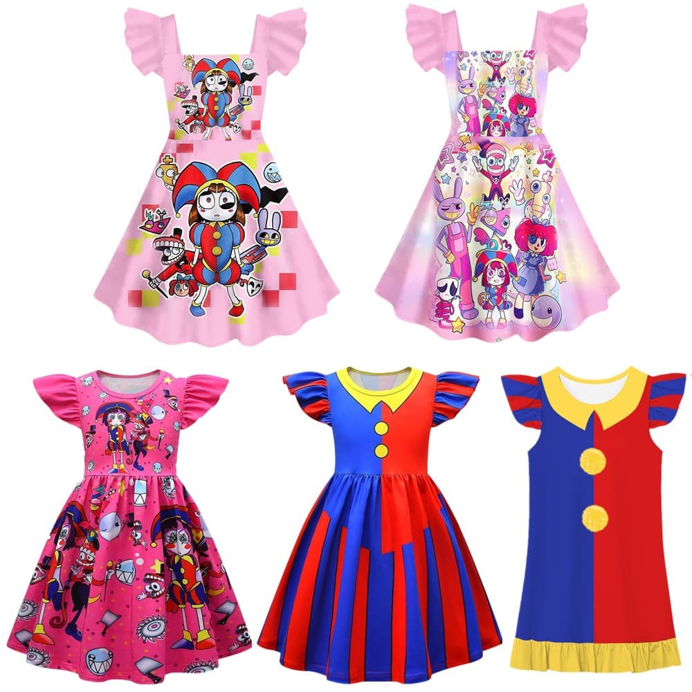 the amazing digital circus magical digital circus Pamney children's dress girl