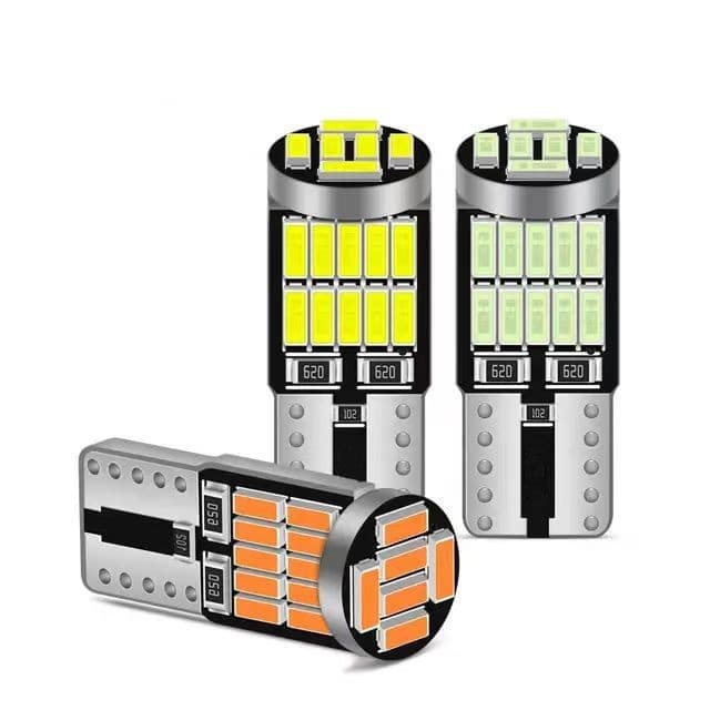 Car LED Position Light T10 4014 26SMD Decoding High Brightness W5W Dome Light License Plate Light Bulb