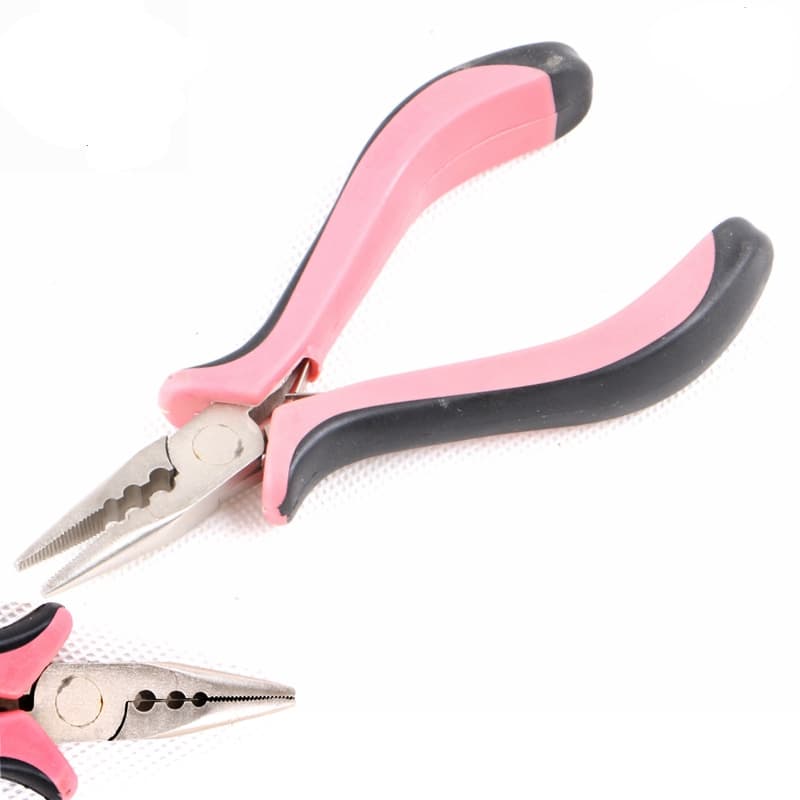 Hair Extension Pliers Chrome Multi-Function Nano Hair Extension Removal Pliers Glue Removal Pliers