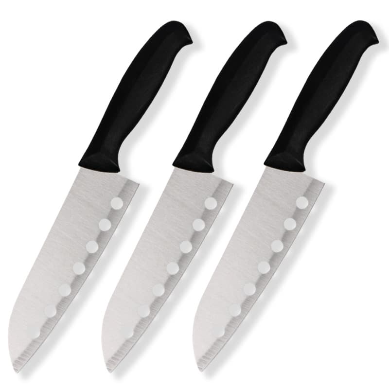 Japanese cuisine picnic BBQ cutting sashimi stainless steel seven-hole knife cutting vegetables and meat spot cross-border sushi knife