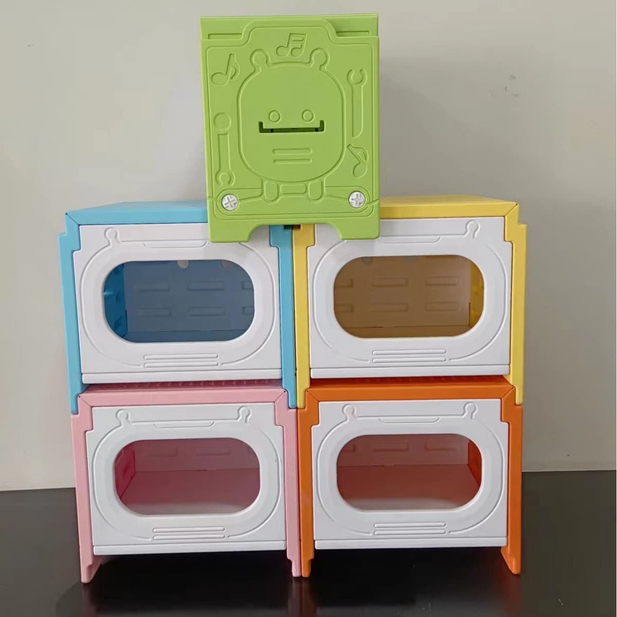 Multifunctional Plastic Music Stool, Music Classroom Stool, Chorus Stool, Storage Music Stool, Eco-Friendly PE Chorus Building Block Stool