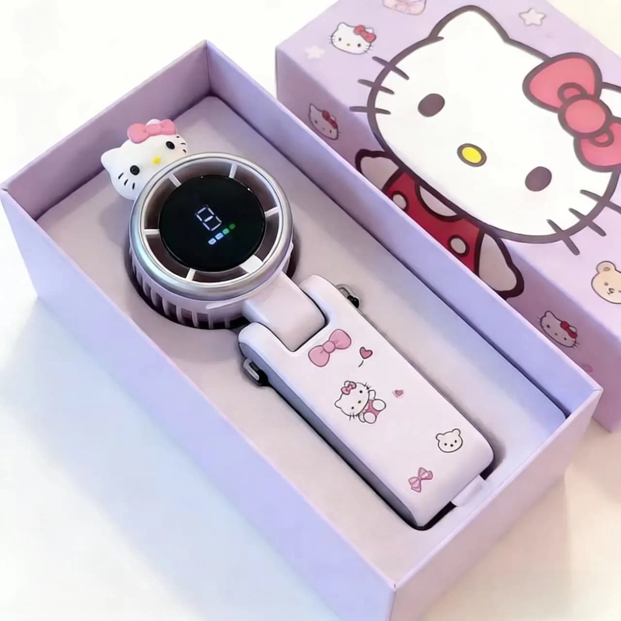 Manufacturer's Ready-Stock Cat-Shaped Bladeless Fan, Handheld Long-Lasting Small Fan, Portable, Wearable Around the Neck, Rechargeable Mini Fan