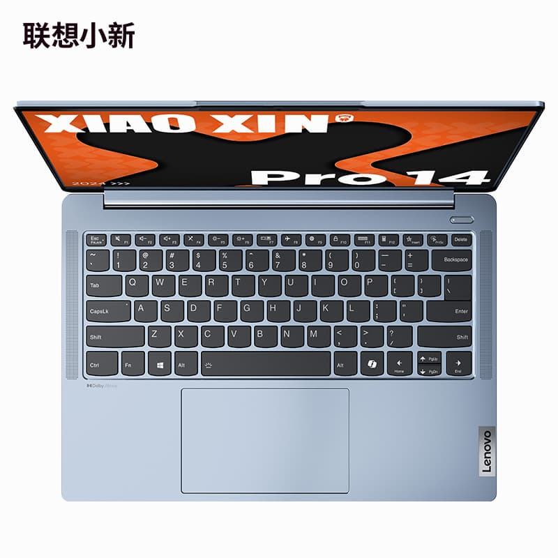 Lenovo Xiaoxin Pro AI Ultrabook 14-inch Lightweight Laptop Sky Blue