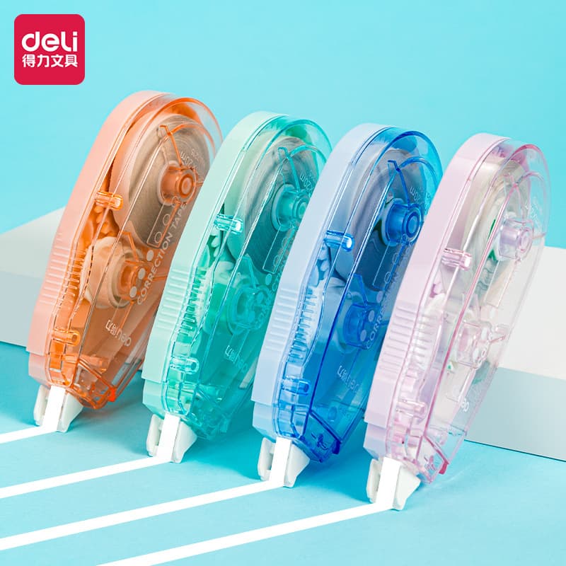 Deli 7215 Correction Tape 20m Refill Correction Tape Eraser Tape for Students Cute Stationery