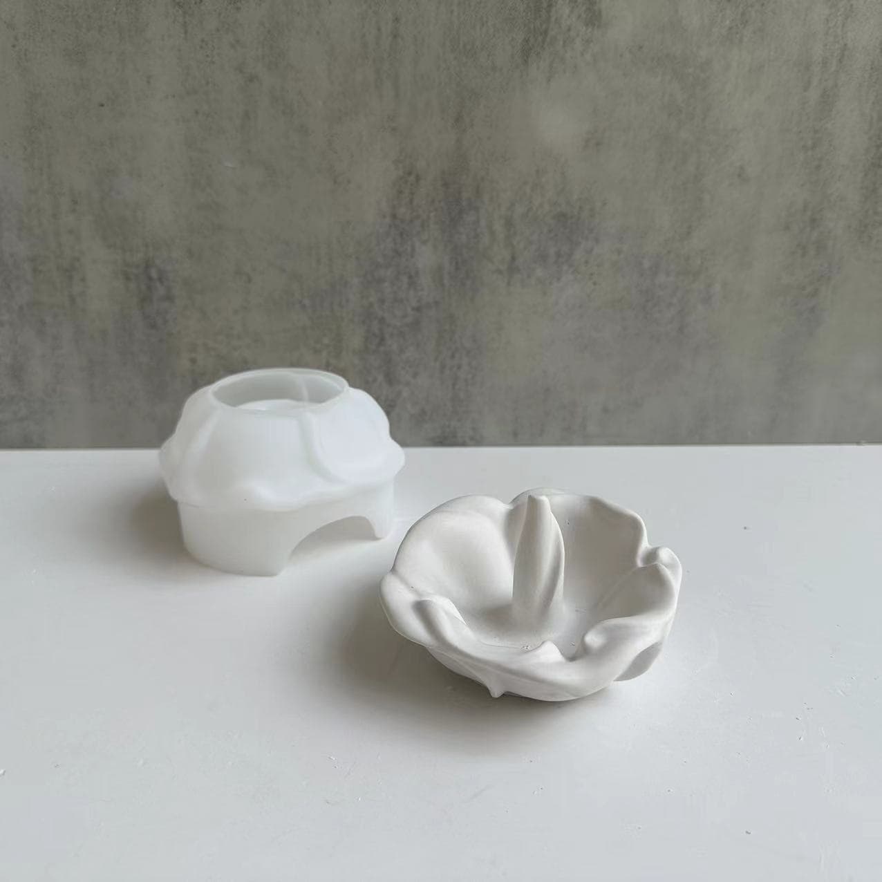 Ring Holder Silicone Mold Rose Ring Holder Mirror Silicone Mold Aroma Stone Mold
