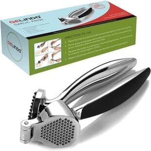 Custom Garlic Press, Garlic Mincer, Garlic Crusher, Garlic Peeler, Ginger Grater, Garlic Clamp Kitchen Utensil