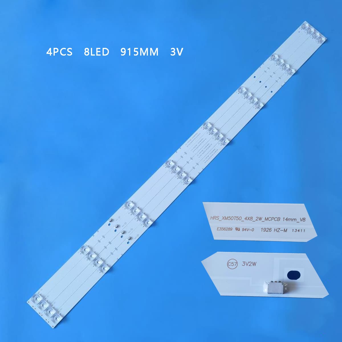 Suitable for Xiaomi L50M5-5A L50M5-5S Backlight Strip Hrs_Xm50T50_4X8_2W_Mcpcb Aluminum