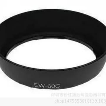 EW-60C Round Lens Hood for 600D, 450D, 550D, 650D Camera 18-55 DSLR Lens 58MM