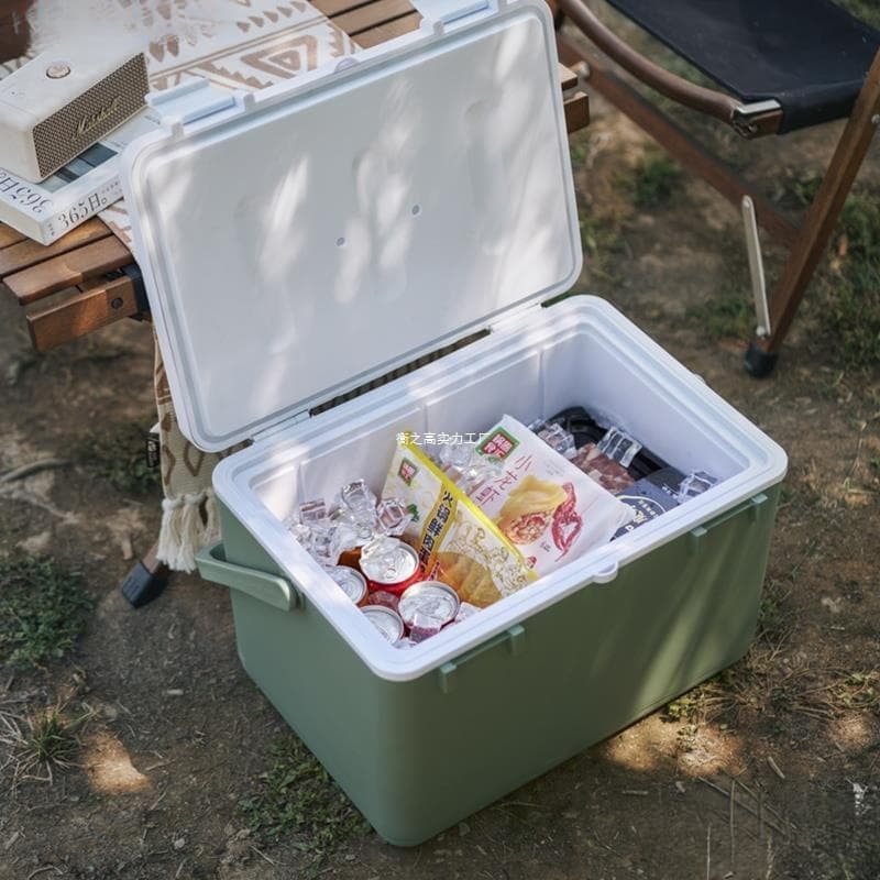 Ice Cooler Box Insulated Cooler for Vending Outdoor Camping Food Commercial Ice Bucket Mini Fridge Car Portable Home Use
