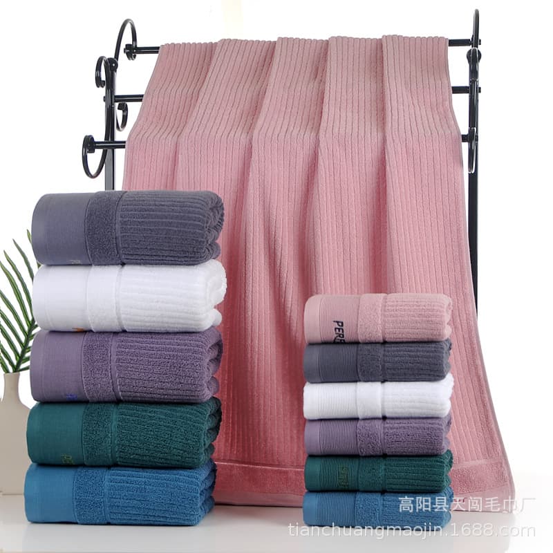 Babylon Cotton Set Towel Thickened Absorbent Household Gift Towel Corporate Welfare Towel Bath Towel Printable Logo