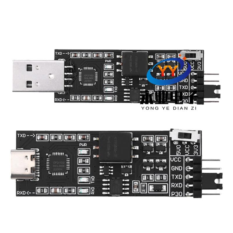 USB to TTL Module FT232RL USB A Isolation Module Type-C Communication Module with Voltage Isolation