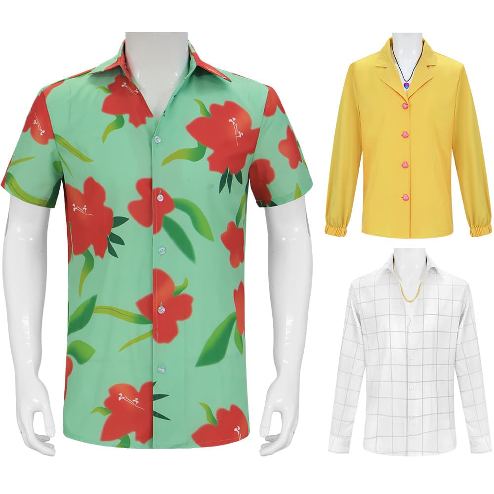 Demon Hunter Girl Group K-POP Saga Boys Devil Boy Group Floral Shirt Series Stage Performance Outfits Halloween Carnival Costumes