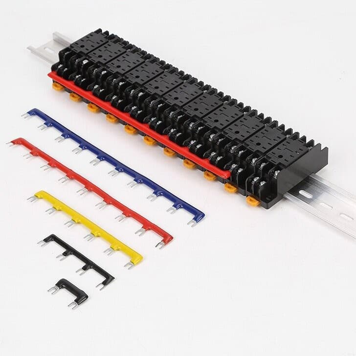 Factory PYF08A-E/HH52P Intermediate Relay Base Connection Bar 22mm/22.5/23 Pin-Type Shorting Strip
