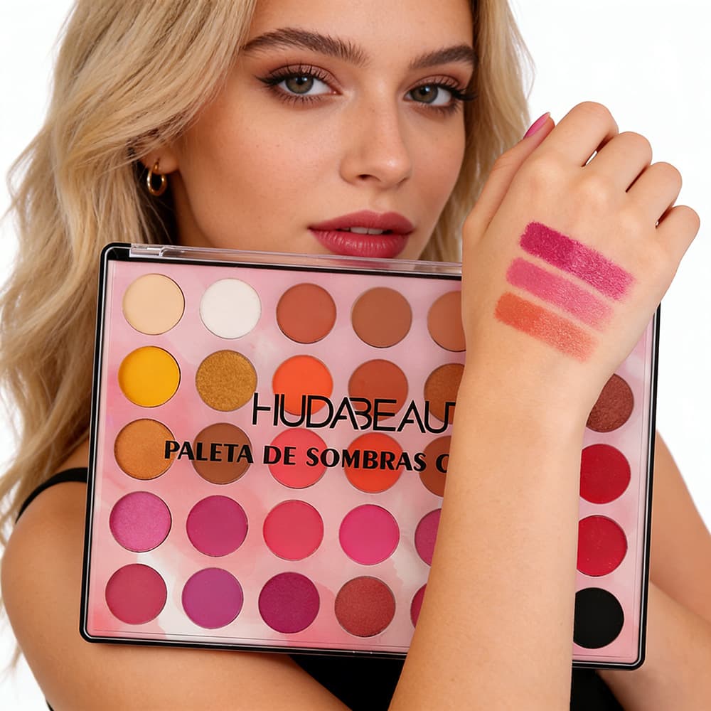HUDA BEAUTY PALETA DE SOMBRAS HUDA BEAUTY PALETA DE SOMBRAS 35-color matte pearl eyeshadow palette