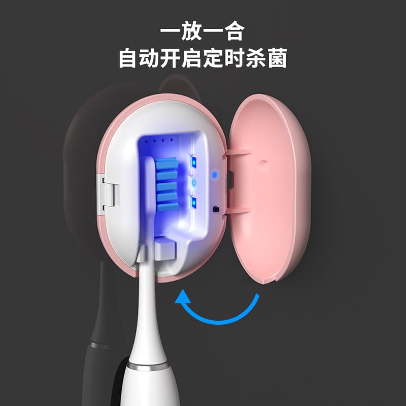 Portable Mini Toothbrush Sterilizer for Travel, UV Toothbrush Sanitizer Case, Factory Direct
