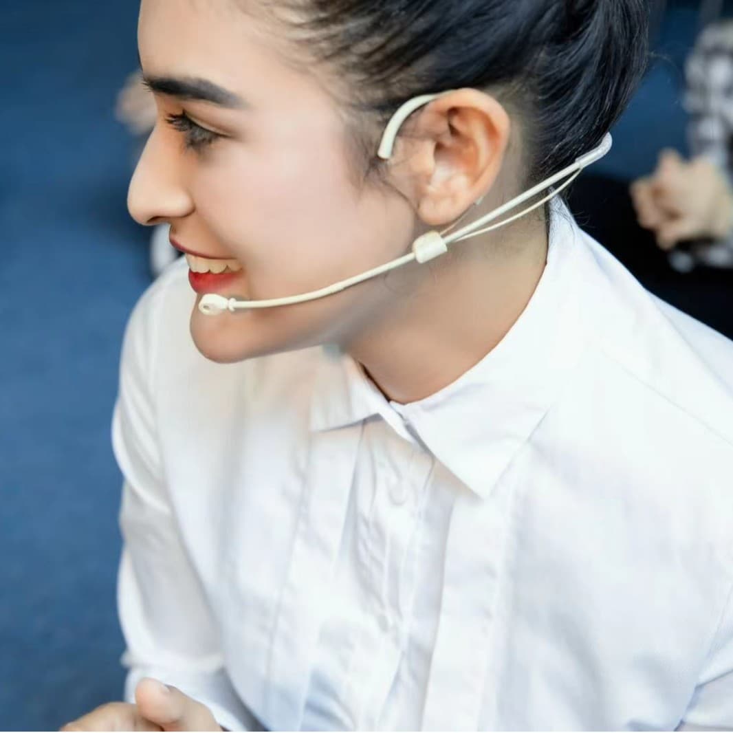 Mai Laoshi Professional Headworn Microphone for Performance, Teaching, Live Streaming, Wireless Beltpack, Waterproof