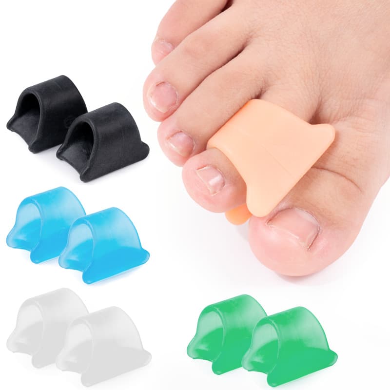 New Toe Bending Hammer Toe Straighteners for Improving Overlapping Toes, SEBS Toe Separator Rings