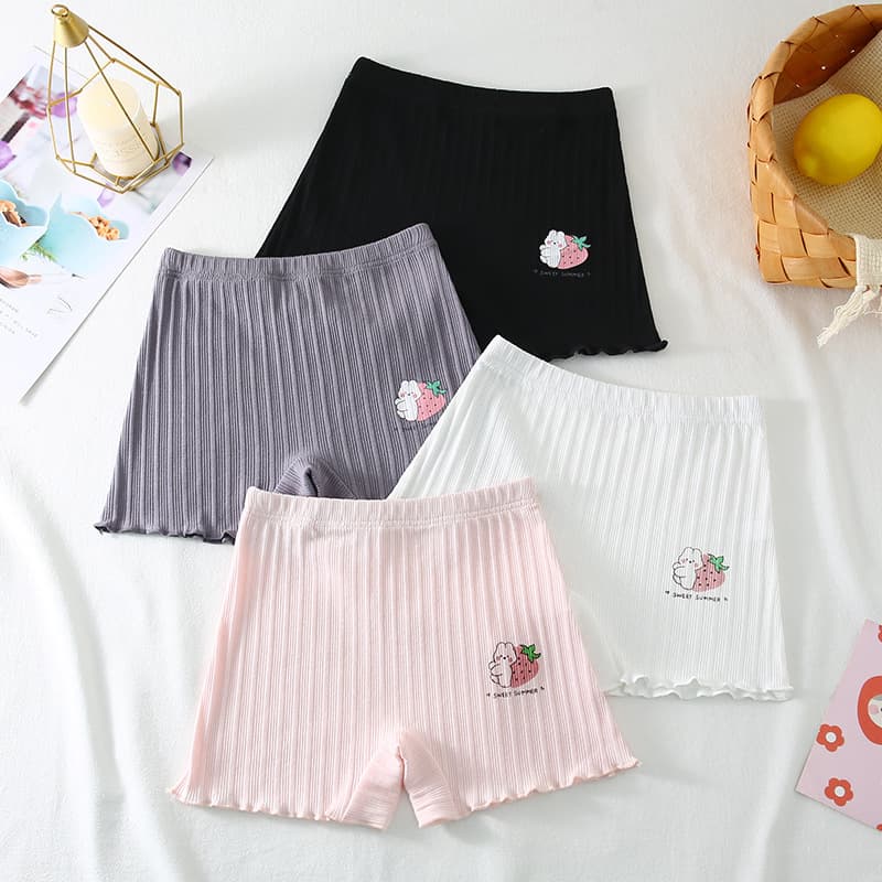 Children's Cotton Leggings for Girls, Toddler and Big Kids, Four-Cornered Briefs, Boxer Shorts, Safety Shorts for Little Girls