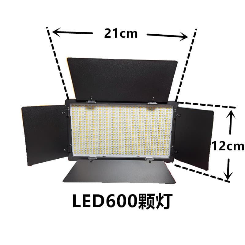 E600 Photography Light LED God Girl Flat Light 12-Inch Warm and Cool Outdoor Indoor Live Broadcast Light Background Light