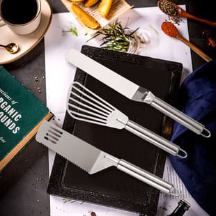 Factory Wholesale Stainless Steel Butter Knife Four-Line Scraper Beveled Scraper Kitchen Gadget Baking Tool