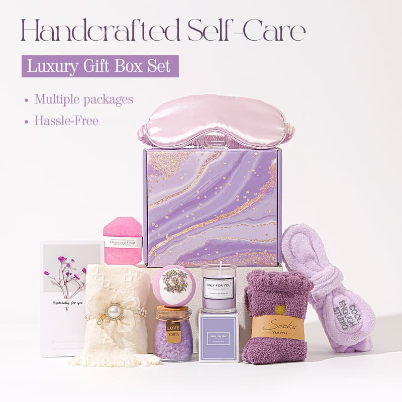 Cross-Border Amazon Bath Gift Set Creative Bath Salt Eye Mask Souvenir for Best Friend Birthday Mother's Day Gift